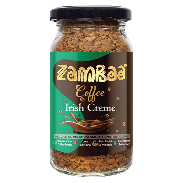 Zambaa Coffee Irish Creme Instant Coffee 50 gm